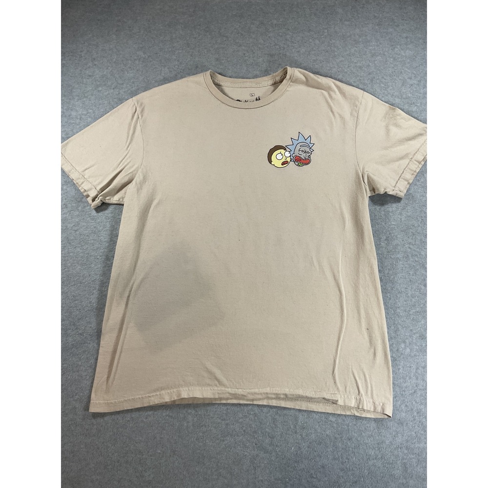 Rick and Morty Ripple Junction Wubba Lubba Dub Dub Graphic T-Shirt Mens L 2007